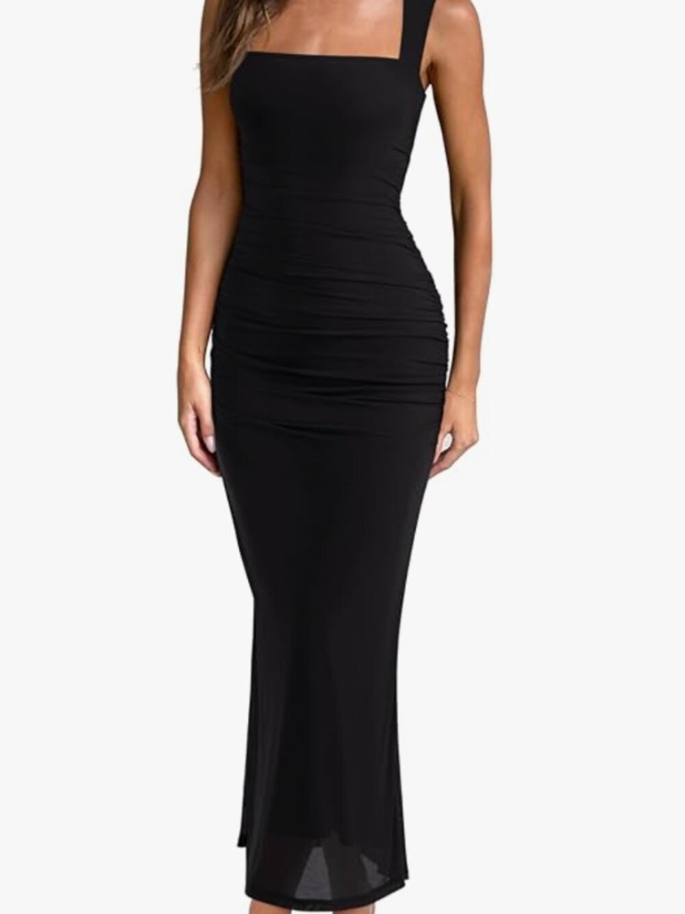 Black maxi dress